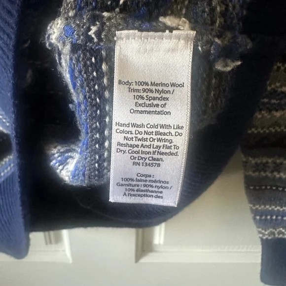 EUC - Vineyard Vines - Fair Isle Merino Shep Sweater - Size Medium